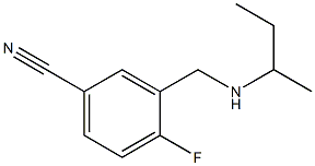  3-[(butan-2-ylamino)methyl]-4-fluorobenzonitrile