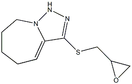 3-[(oxiran-2-ylmethyl)sulfanyl]-5H,6H,7H,8H,9H-[1,2,4]triazolo[3,4-a]azepine Struktur