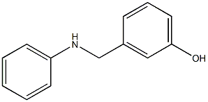 3-[(phenylamino)methyl]phenol 化学構造式