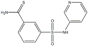 3-[(pyridin-3-ylamino)sulfonyl]benzenecarbothioamide