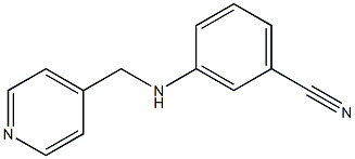 3-[(pyridin-4-ylmethyl)amino]benzonitrile|
