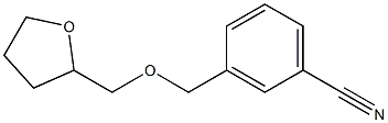 3-[(tetrahydrofuran-2-ylmethoxy)methyl]benzonitrile,,结构式