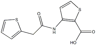 3-[(thien-2-ylacetyl)amino]thiophene-2-carboxylic acid Struktur