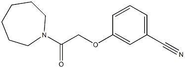 3-[2-(azepan-1-yl)-2-oxoethoxy]benzonitrile