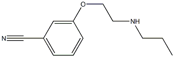 3-[2-(propylamino)ethoxy]benzonitrile
