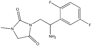 3-[2-amino-2-(2,5-difluorophenyl)ethyl]-1-methylimidazolidine-2,4-dione