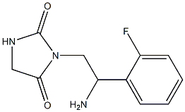 3-[2-amino-2-(2-fluorophenyl)ethyl]imidazolidine-2,4-dione|