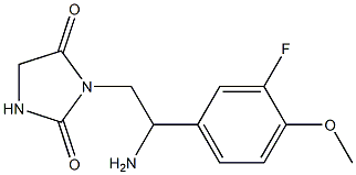  3-[2-amino-2-(3-fluoro-4-methoxyphenyl)ethyl]imidazolidine-2,4-dione