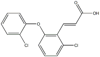 3-[2-chloro-6-(2-chlorophenoxy)phenyl]prop-2-enoic acid