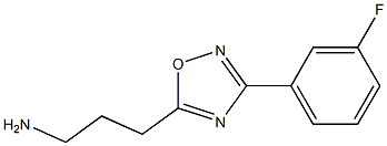 3-[3-(3-fluorophenyl)-1,2,4-oxadiazol-5-yl]propan-1-amine|