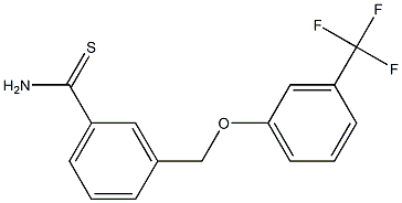 3-[3-(trifluoromethyl)phenoxymethyl]benzene-1-carbothioamide
