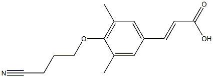 3-[4-(3-cyanopropoxy)-3,5-dimethylphenyl]prop-2-enoic acid