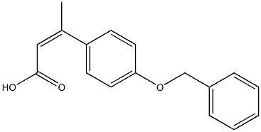 3-[4-(benzyloxy)phenyl]but-2-enoic acid