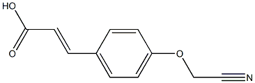 3-[4-(cyanomethoxy)phenyl]prop-2-enoic acid