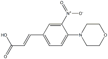 3-[4-(morpholin-4-yl)-3-nitrophenyl]prop-2-enoic acid