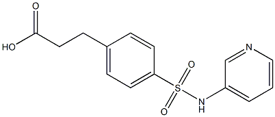 3-[4-(pyridin-3-ylsulfamoyl)phenyl]propanoic acid