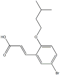  3-[5-bromo-2-(3-methylbutoxy)phenyl]prop-2-enoic acid