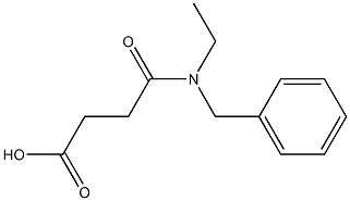 3-[benzyl(ethyl)carbamoyl]propanoic acid Structure