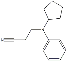  3-[cyclopentyl(phenyl)amino]propanenitrile