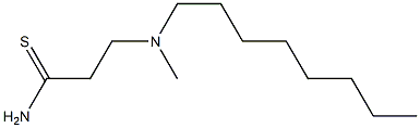  3-[methyl(octyl)amino]propanethioamide