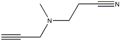 3-[methyl(prop-2-yn-1-yl)amino]propanenitrile