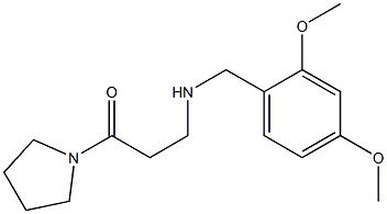 3-{[(2,4-dimethoxyphenyl)methyl]amino}-1-(pyrrolidin-1-yl)propan-1-one