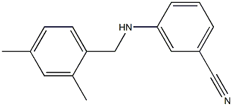 3-{[(2,4-dimethylphenyl)methyl]amino}benzonitrile