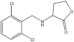 3-{[(2,6-dichlorophenyl)methyl]amino}oxolan-2-one 化学構造式