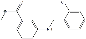 3-{[(2-chlorophenyl)methyl]amino}-N-methylbenzamide Structure