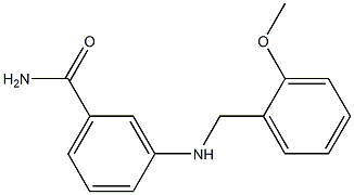 3-{[(2-methoxyphenyl)methyl]amino}benzamide Structure