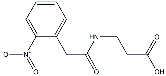 3-{[(2-nitrophenyl)acetyl]amino}propanoic acid