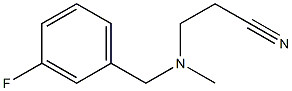 3-{[(3-fluorophenyl)methyl](methyl)amino}propanenitrile