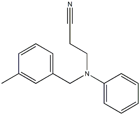 3-{[(3-methylphenyl)methyl](phenyl)amino}propanenitrile|