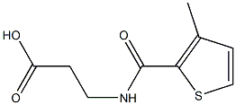 3-{[(3-methylthien-2-yl)carbonyl]amino}propanoic acid 结构式