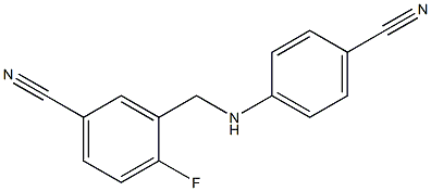 3-{[(4-cyanophenyl)amino]methyl}-4-fluorobenzonitrile