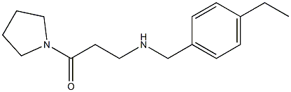 3-{[(4-ethylphenyl)methyl]amino}-1-(pyrrolidin-1-yl)propan-1-one