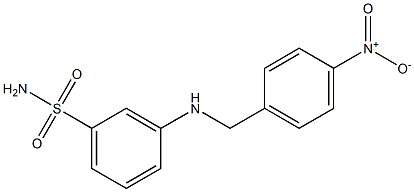 3-{[(4-nitrophenyl)methyl]amino}benzene-1-sulfonamide