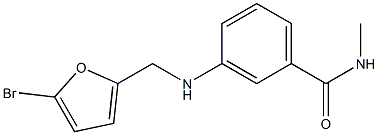  3-{[(5-bromofuran-2-yl)methyl]amino}-N-methylbenzamide