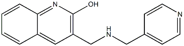 3-{[(pyridin-4-ylmethyl)amino]methyl}quinolin-2-ol