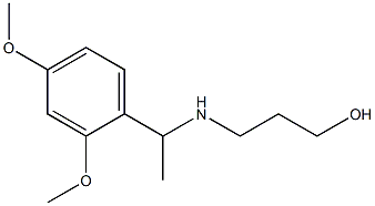  3-{[1-(2,4-dimethoxyphenyl)ethyl]amino}propan-1-ol