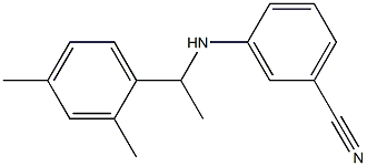 3-{[1-(2,4-dimethylphenyl)ethyl]amino}benzonitrile