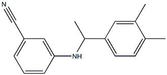 3-{[1-(3,4-dimethylphenyl)ethyl]amino}benzonitrile|