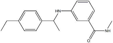 3-{[1-(4-ethylphenyl)ethyl]amino}-N-methylbenzamide Structure