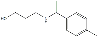 3-{[1-(4-methylphenyl)ethyl]amino}propan-1-ol Structure