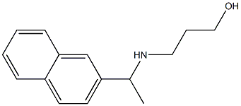 3-{[1-(naphthalen-2-yl)ethyl]amino}propan-1-ol Structure