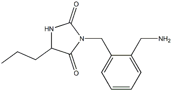 3-{[2-(aminomethyl)phenyl]methyl}-5-propylimidazolidine-2,4-dione