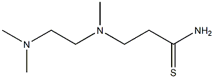 3-{[2-(dimethylamino)ethyl](methyl)amino}propanethioamide