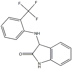 3-{[2-(trifluoromethyl)phenyl]amino}-2,3-dihydro-1H-indol-2-one