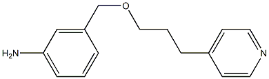 3-{[3-(pyridin-4-yl)propoxy]methyl}aniline,,结构式