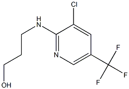 3-{[3-chloro-5-(trifluoromethyl)pyridin-2-yl]amino}propan-1-ol Structure